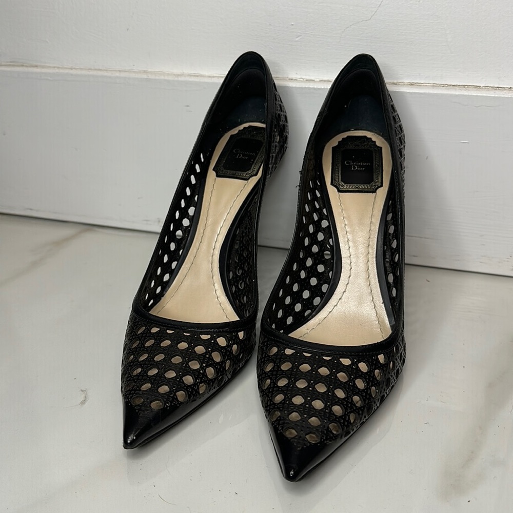 Pre loved authentic Dior black heels